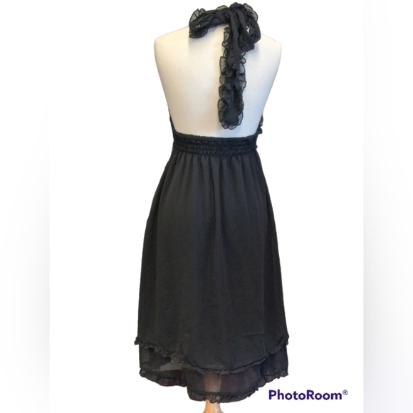 Mercury Duo Black Halter Dress - Picture 4 of 8